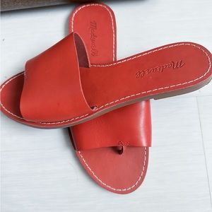 Madewell The Boardwalk Post Slide Sandal 7.5